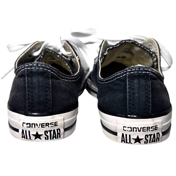 Converse Chuck Taylor All Star Canvas Unisex Low Top Black Sneakers Size M4 W6 - Picture 4 of 8